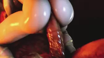 The Dark Lord Satisfied The Desire Of Her Ass - 3d Animated Monster Zomox Hard Porno Video