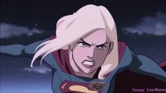 SuperGirl Vs Mon El BALLBUSTING Anime Groin Knee & Nut Punch - Super Star Xxx