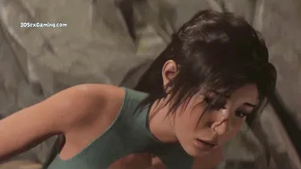 Tomb Raider Lara Croft Walk Into A Trap - Rough Sex Is The Only Way Out