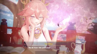 Yae Miko Black Animation