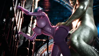 3D Dark Elf Orc Love