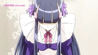 Hentai Maid Teaches Erotic Skills in Passionate Bedroom Play