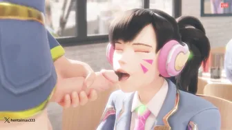 D.Va Pranked  -hentai anime