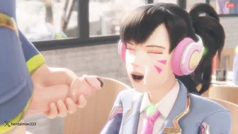 D.Va Pranked  -hentai anime