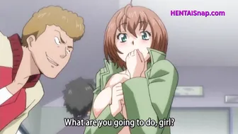 She Gets Grabbed, Stripped & Creampied by Men in a Hot Public Hentai Fantasy