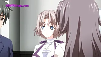 Hentai MILF Cries Out as She Rides Her Sexfriend Until He Shoots Inside