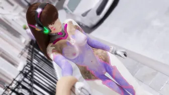Dva intro gets interrupted  -hentai anime