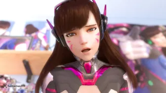 Dva intro gets interrupted  -hentai anime