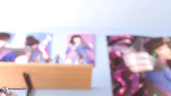Dva intro gets interrupted  -hentai anime