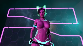 Caroline Cyber Strip 4k