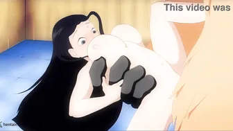 Nico Robin teasing Chopper  -hentai amine