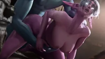 Right On The Street With Witnesses, A Man With Long Arms Fucked A Woman. 3d Animation Porn With Elf Girl.