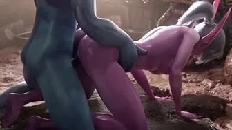 Right On The Street With Witnesses, A Man With Long Arms Fucked A Woman. 3d Animation Porn With Elf Girl.