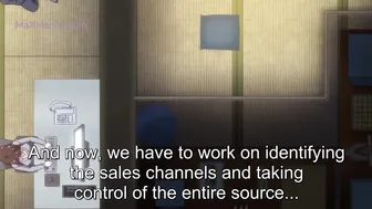 Massive Fingering and Squirting Orgasm for Busty Secretary (Hentai) Eng Sub