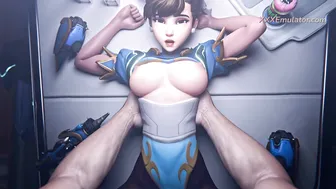 Petite Juno (Chun-li) gets Missionary Creampie on Table (HQ 3D Animation)