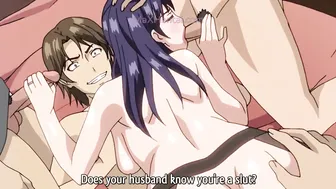 Massive Gangbang for Slutty Cheating Wife on First Casting (Hentai Anime)