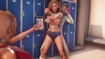 3D School Locker Room Hookup