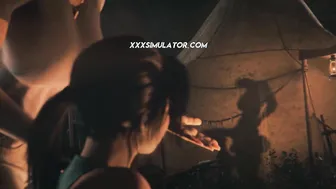 ▸ What Awaits Lara in the Temple? A Big Cock Shemale Ready to Explode Inside Her!