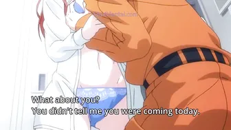 Caught in the Men's Locker Room: Pussy Fingering with Shaking Orgasm (Hentai)