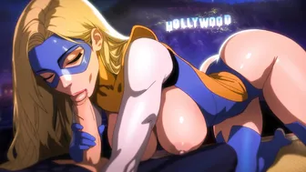 Hot Night xxx with Beauty Blonde Milf on the Streets of Hollywood (Exclusive Cartoon