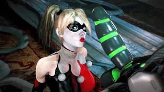 Harley Quinn X Cyber Grid: Doggy, Deepthroat, Riding (3D Gameplay) 60 Fps