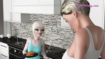 Sweet ANAL Make-Up xxx Melts the 3 Years Between Them ● Super Hot 3D FUTA Creampie