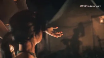 Massive BBC Destroying Lara Croft Mouth And Pussy (3D AdultGame)