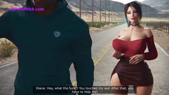 Cheating Wife gets a BBC while her Husband repair the Car (Animation)