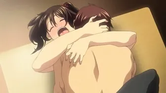 Shy busty college hentai anime sucking and fucking