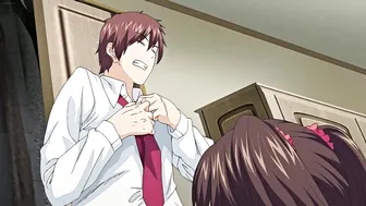 Shy busty college hentai anime sucking and fucking