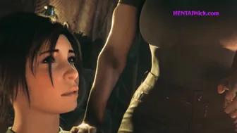 Lara Croft Destroyed by Monster Cock (3D Futa Anime)