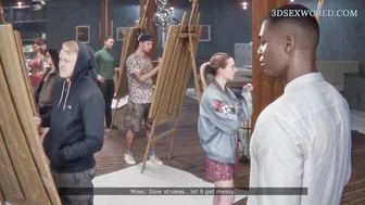 Curvy Wife Cheating her Husband with BBC Instructor (Realistic 3D Sexgame)