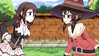 XXX Threesome Gangbang: Megumin x Yunyun x Kono (Cartoon xxx 2026)