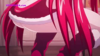 RIAS x ISSEI: Hot Striptease with Deepthroat and Cum Swallow - Hentai Anime
