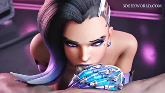 Sexy Sombra get Fucked by her Favorite Co-Worker (3D Sexgame) 60 Fps