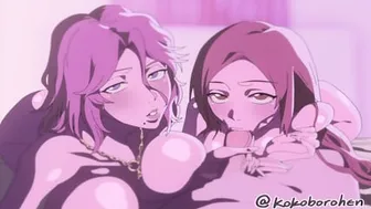 Orihime And Rangiku Animation