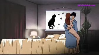 First Time xxx with Hairy Virgin Girlfriend (Hentai Uncensored)