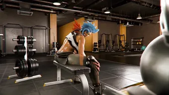 PAWG xxx gets Rough Anal Destroyed by Crazy Personal Trainer in the GYM (Realistic 3