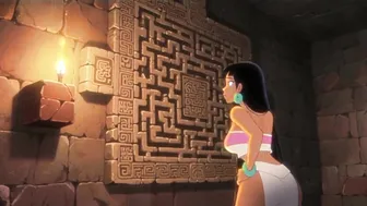 Dangerous Treasure Hunt: Ebony Babe X Tentacles (Hentai Anime)