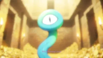 Dangerous Treasure Hunt: Ebony Babe X Tentacles (Hentai Anime)