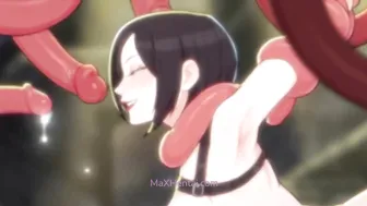 Tentacles Massaging Every Part of Her Body (RE4 PT.xxx) Hentai Anime