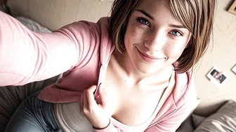 Brunette StepSister Fucked Hard Before Going To University (AI Generated) HQ