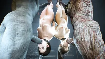 Claire Redfield & Jill Valentine Love it Hard (Realistic 3D Anime) Exclusive