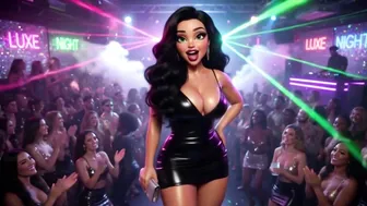 Gorgeous Woman Gets Caught in a Crazy Night Club (AI Generated)