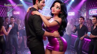 Gorgeous Woman Gets Caught in a Crazy Night Club (AI Generated)