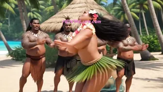 Big Ass Beauty Moana Fucked In Group By Tribal Villagers
