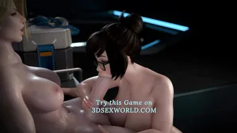 Big Booty MEI First Threesome (Dominated) 3D Futa Anime