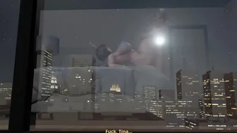 While the Husband is away, the Neighbor Guy takes care of the PAWG Wife (3D Sexgame)