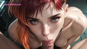 Public AI anime fantasy as the big-titted beauty gets pounded in city alleyway