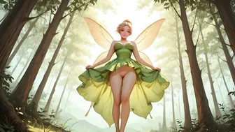 Fairy Tempts Giant Lumberjack: Tinkerbell's Dark Desire (AI Generated Anime)